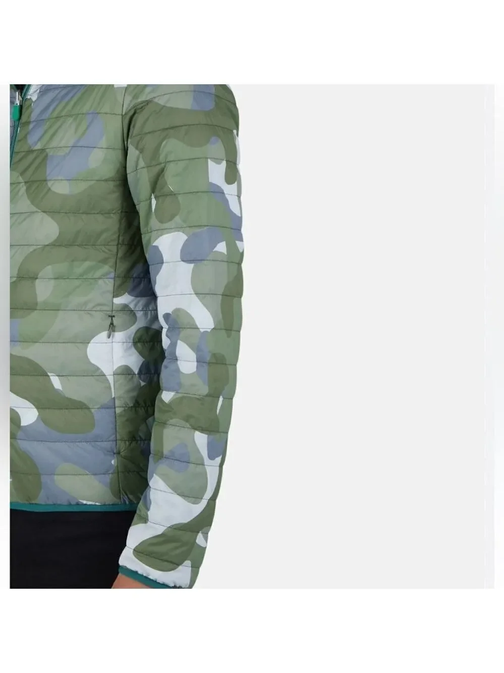 Save The Duck James Hooded Reversible Camo/Green Puffer Size 16Y